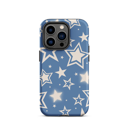 Blue Stardust iPhone Case