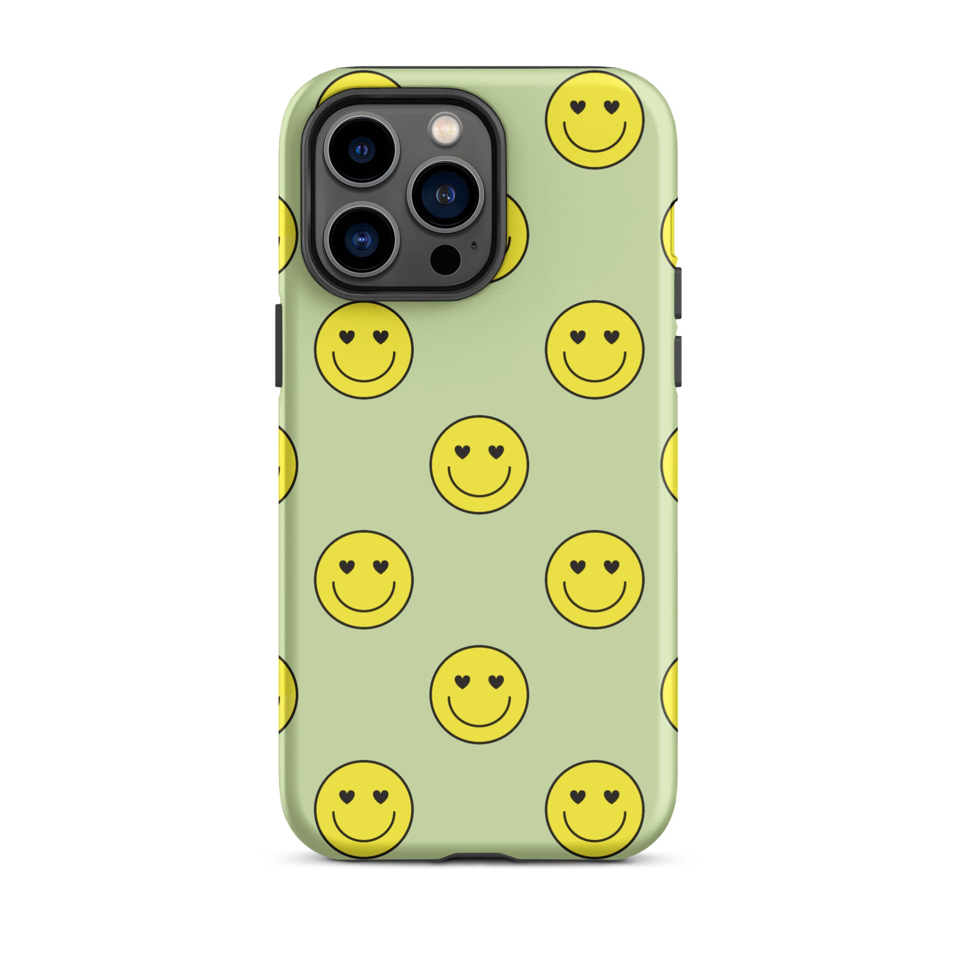 Neon Smiley Faces iPhone Case iPhone 14 Pro Max Matte