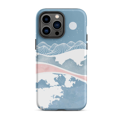 Blue Winter Night iPhone Case iPhone 14 Pro Max Matte