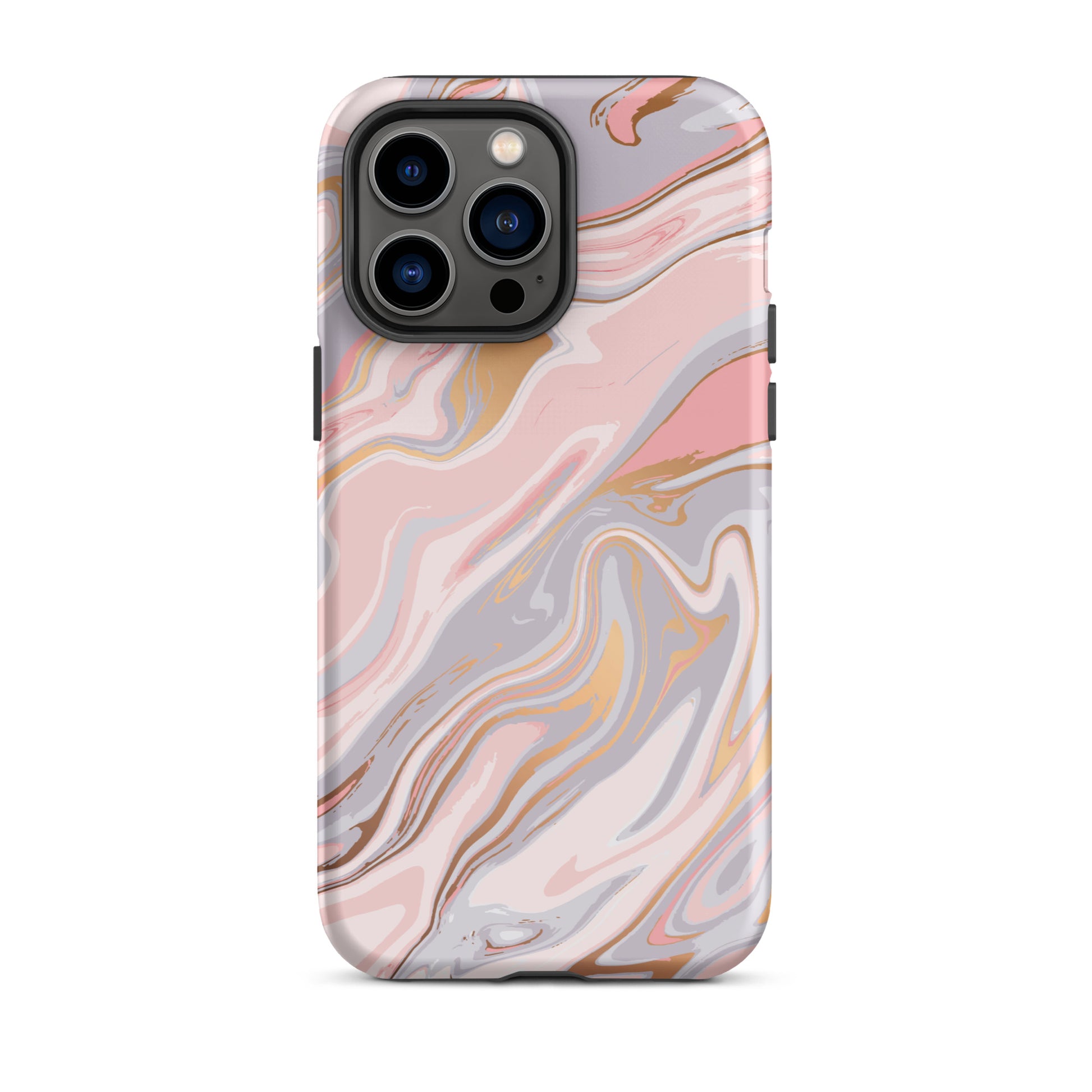 Rose Marble iPhone Case iPhone 14 Pro Max Matte