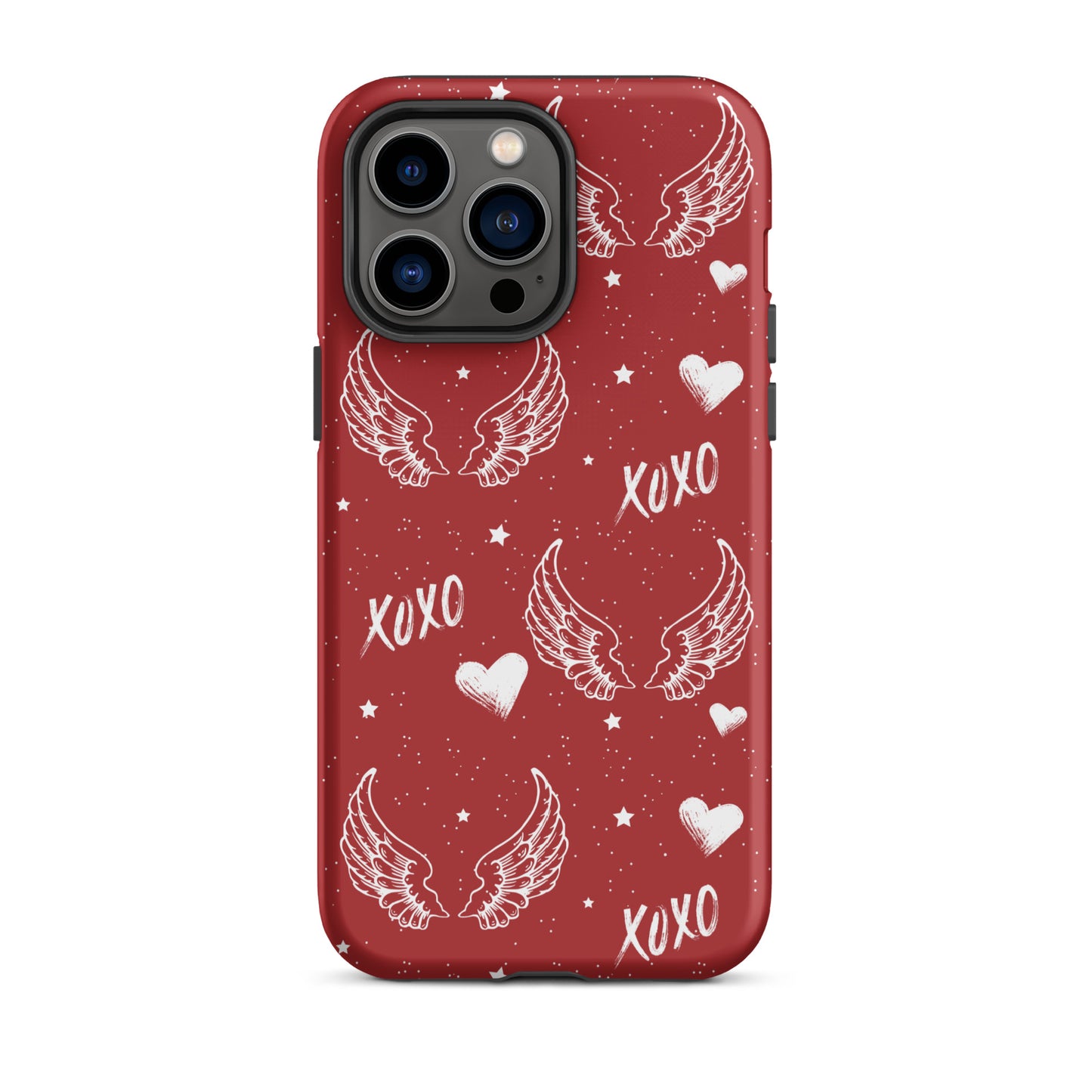 Y2K Red Angel Wings iPhone Case