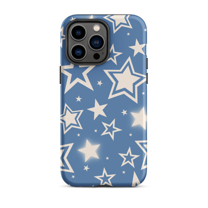 Blue Stardust iPhone Case