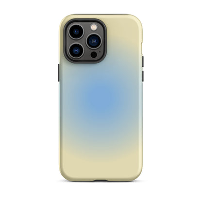 Blue & Yellow Aura iPhone Case