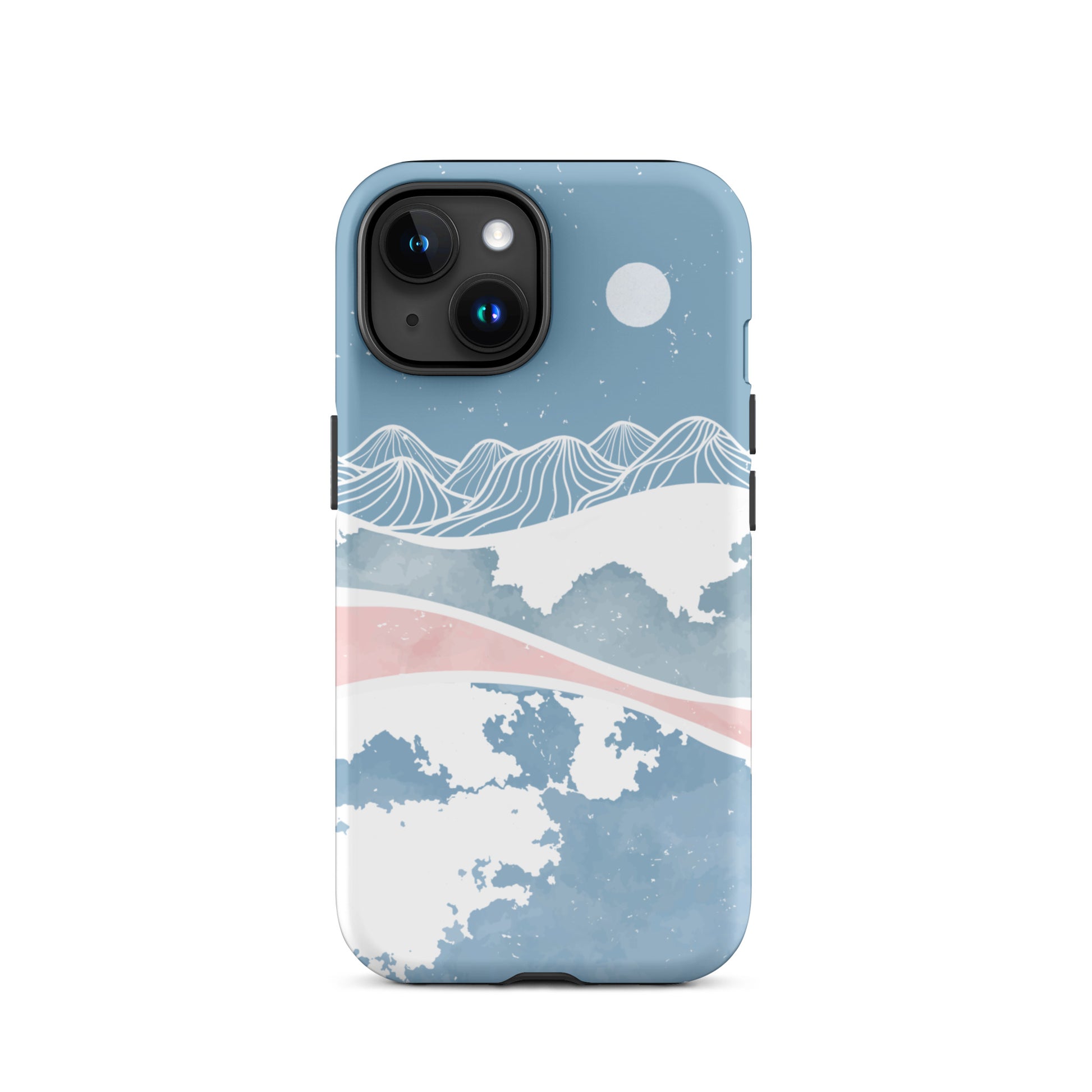 Blue Winter Night iPhone Case iPhone 15 Matte