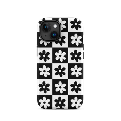 Black & White Garden iPhone Case iPhone 15 Matte