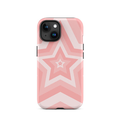 Pink Starburst iPhone Case iPhone 15 Matte