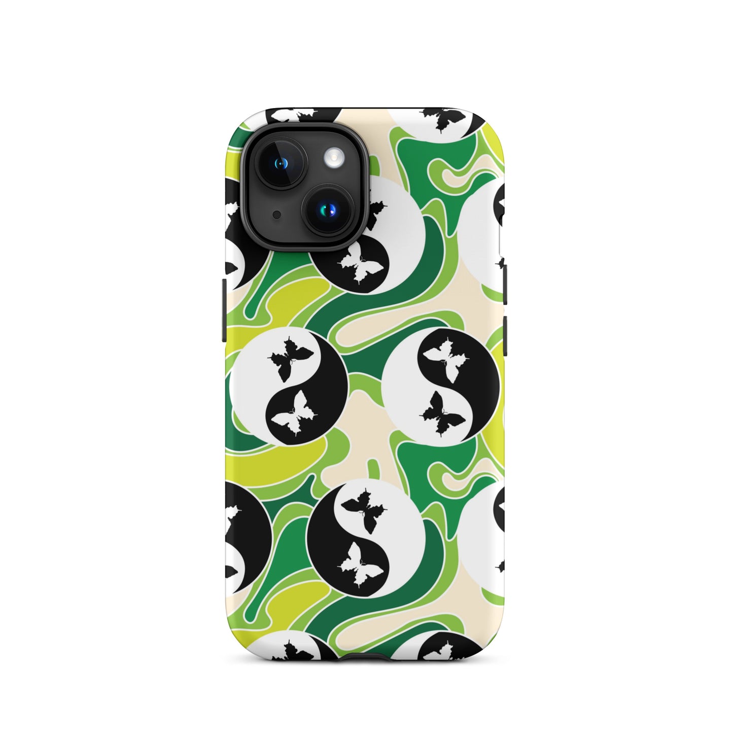 Yin Yang Butterfly iPhone Case Matte iPhone 15