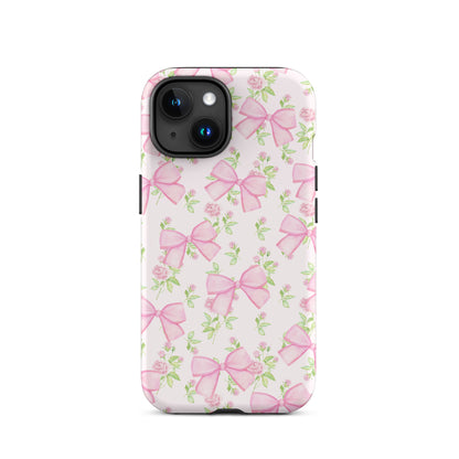 Pink Bows iPhone Case