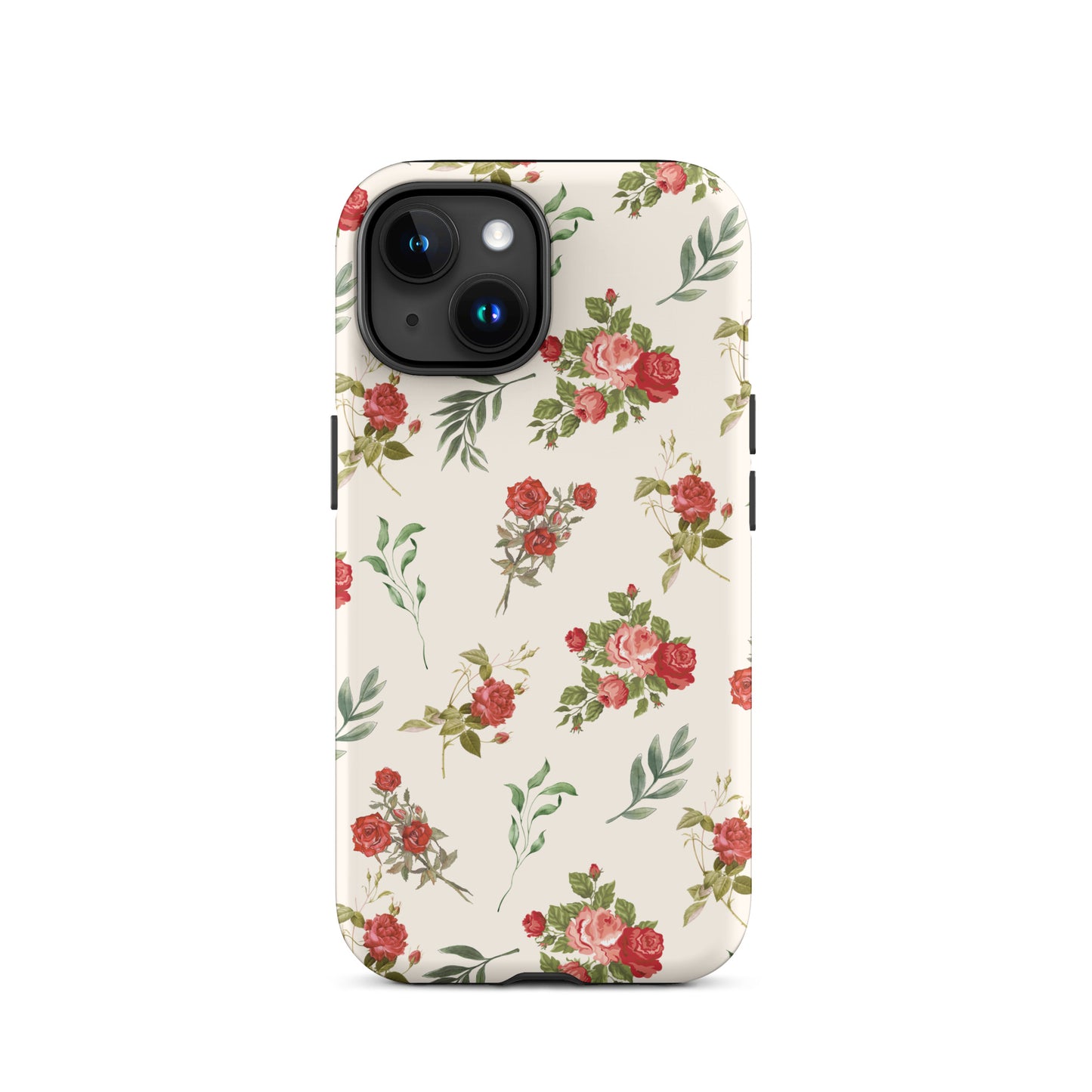 Red Vintage Roses iPhone Case