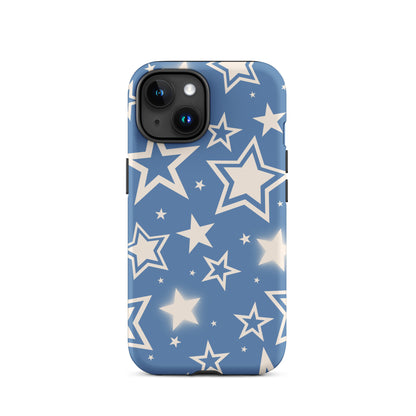 Blue Stardust iPhone Case