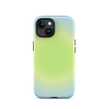 Green & Blue Aura iPhone Case