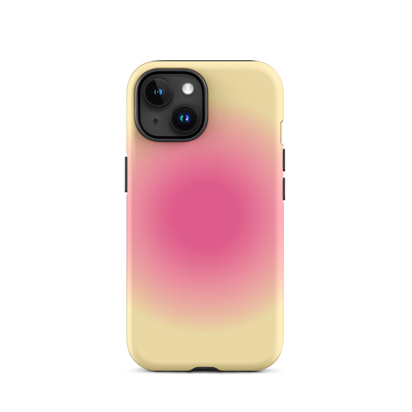 Pink & Yellow Aura iPhone Case