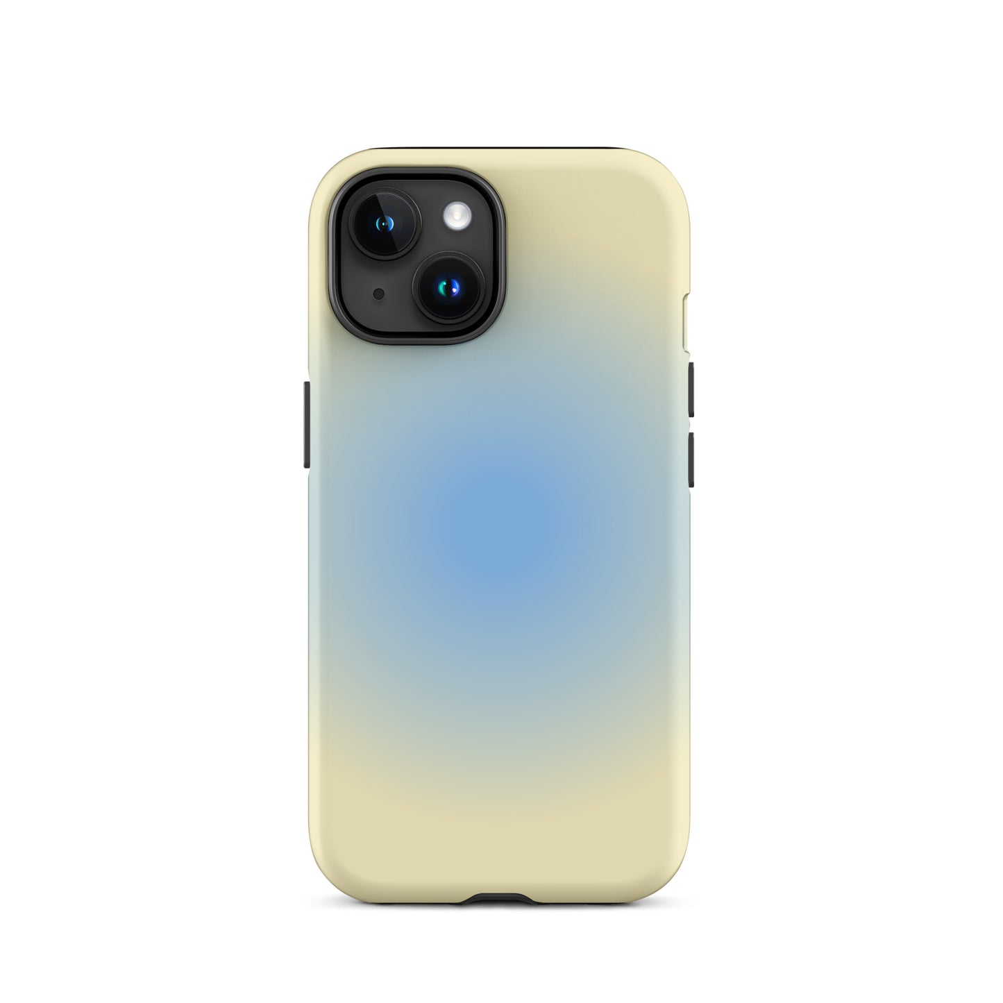 Blue & Yellow Aura iPhone Case