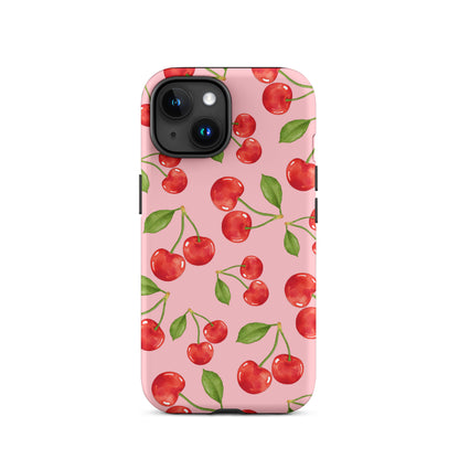 Cherry Rain iPhone Case