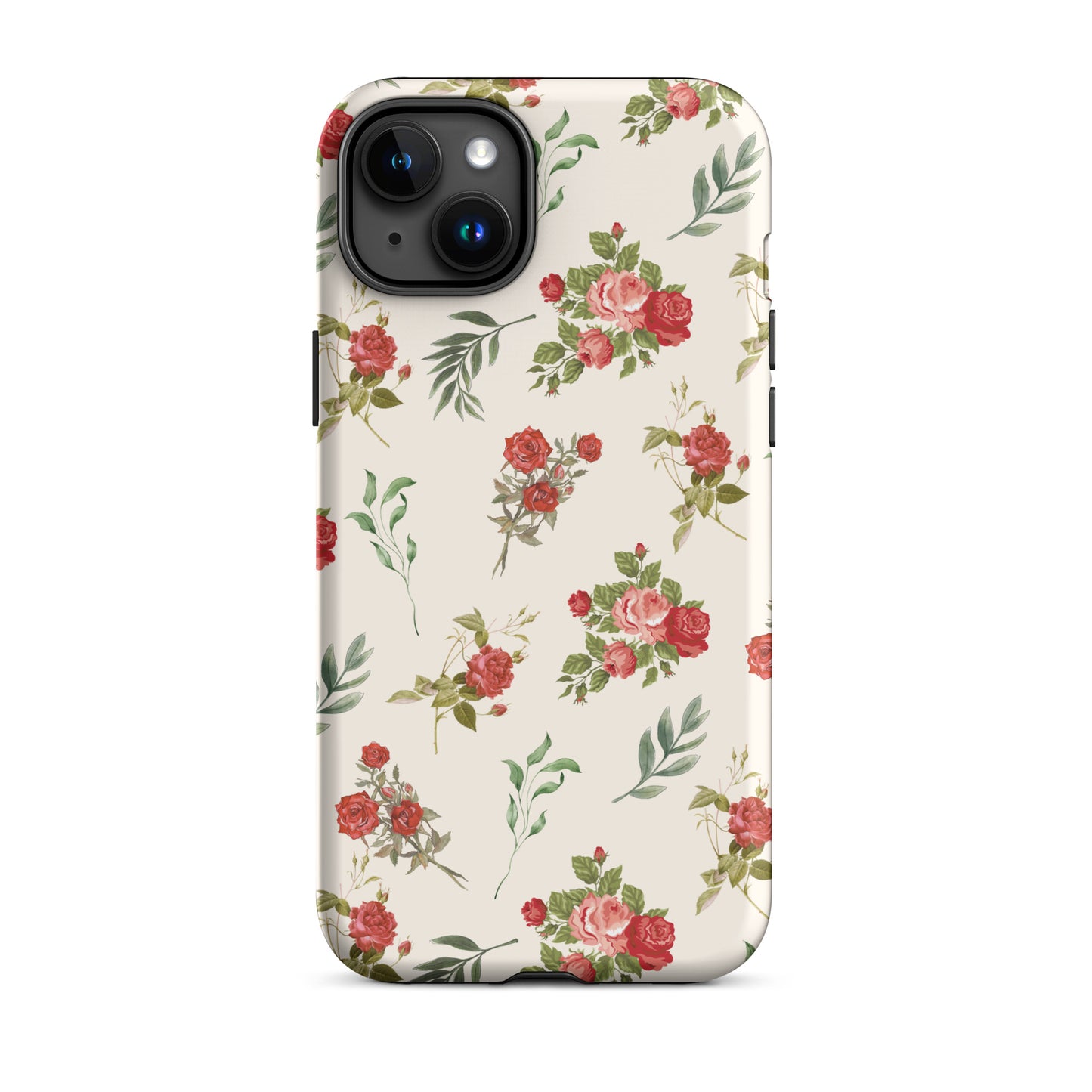 Red Vintage Roses iPhone Case