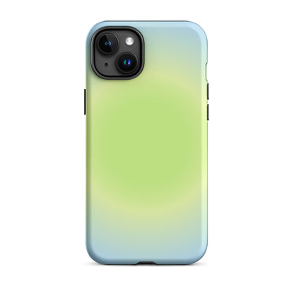 Green & Blue Aura iPhone Case