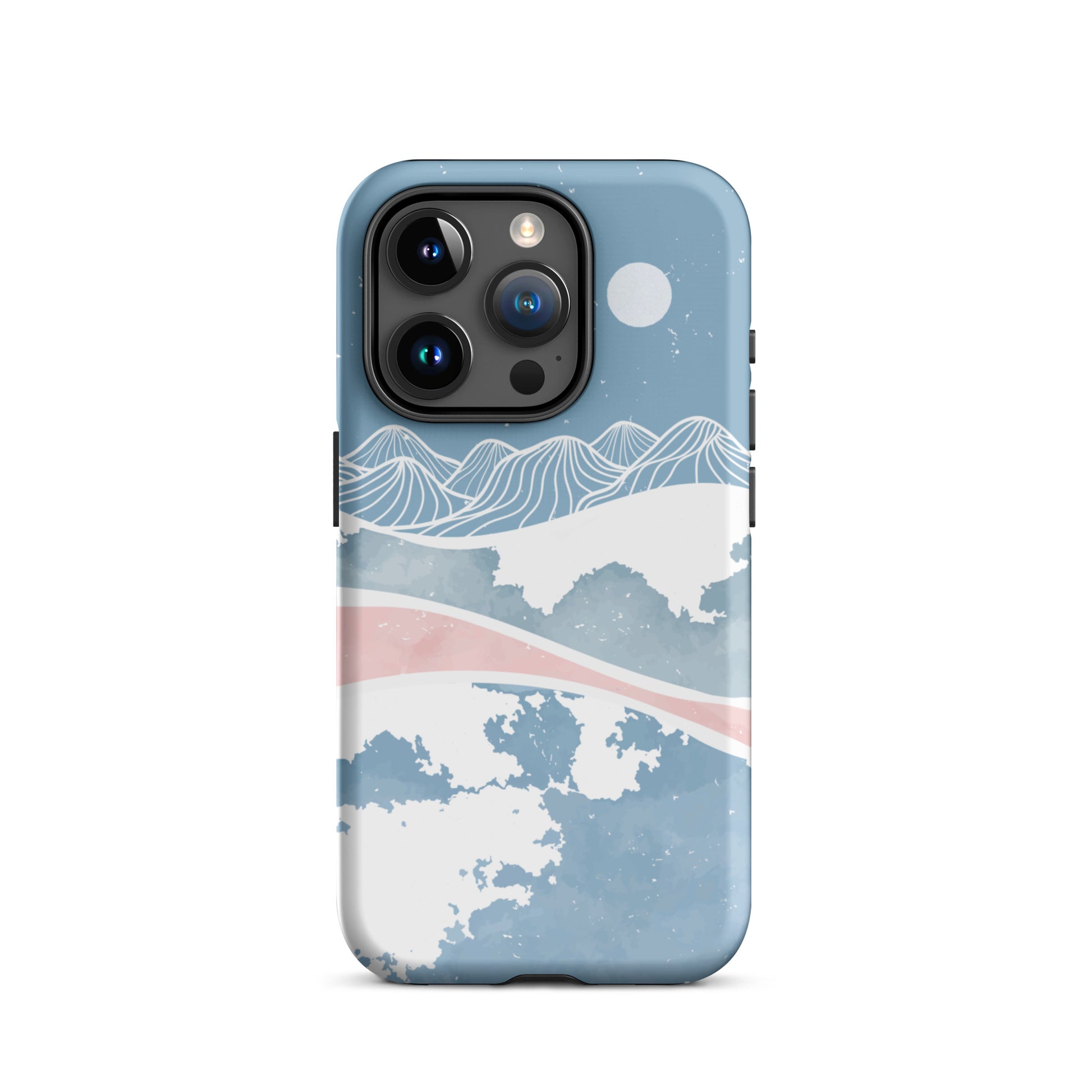 Blue Winter Night iPhone Case iPhone 15 Pro Matte