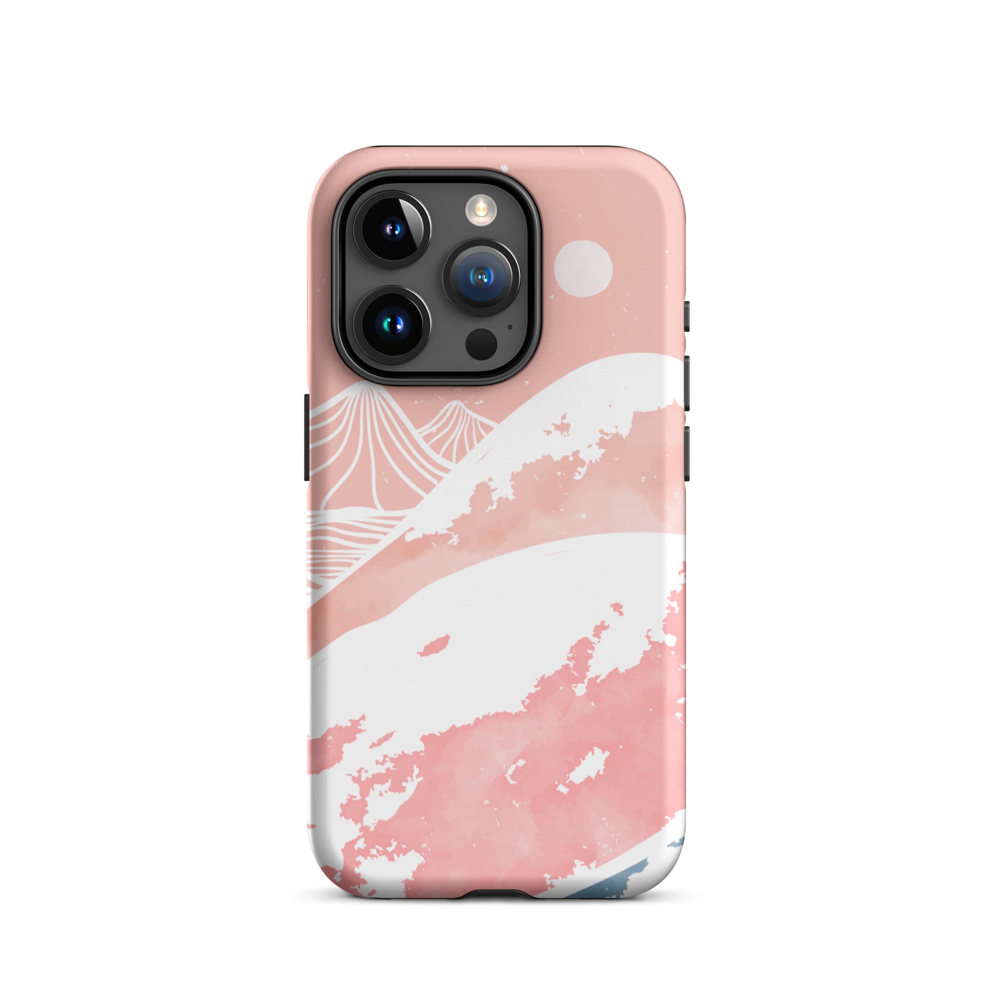 Pink Winter Night iPhone Case iPhone 15 Pro Matte