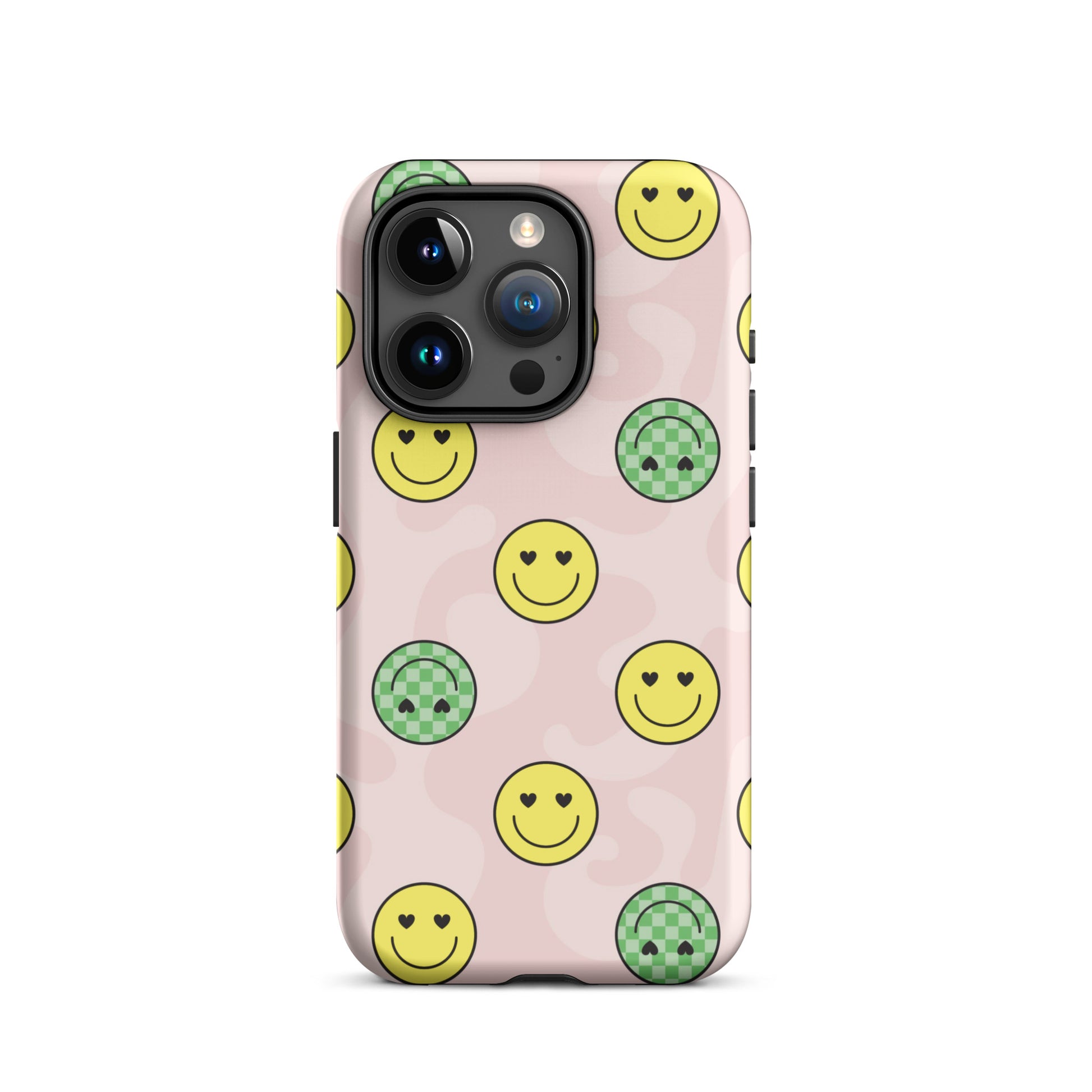 Preppy Smiley Faces iPhone Case iPhone 15 Pro Matte