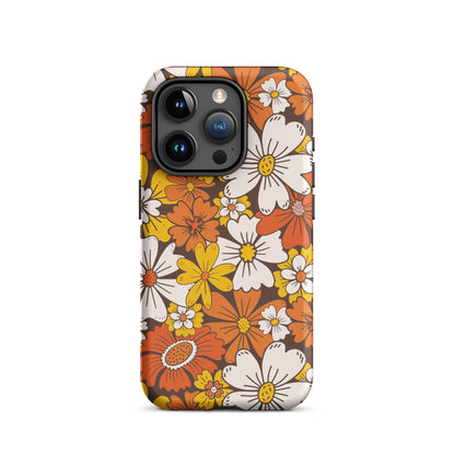 Retro Bloom iPhone Case iPhone 15 Pro Matte