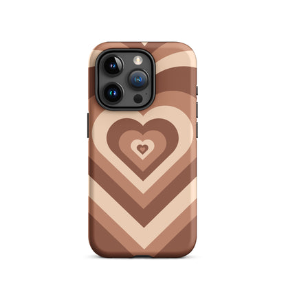 Choco Hearts iPhone Case iPhone 15 Pro Matte