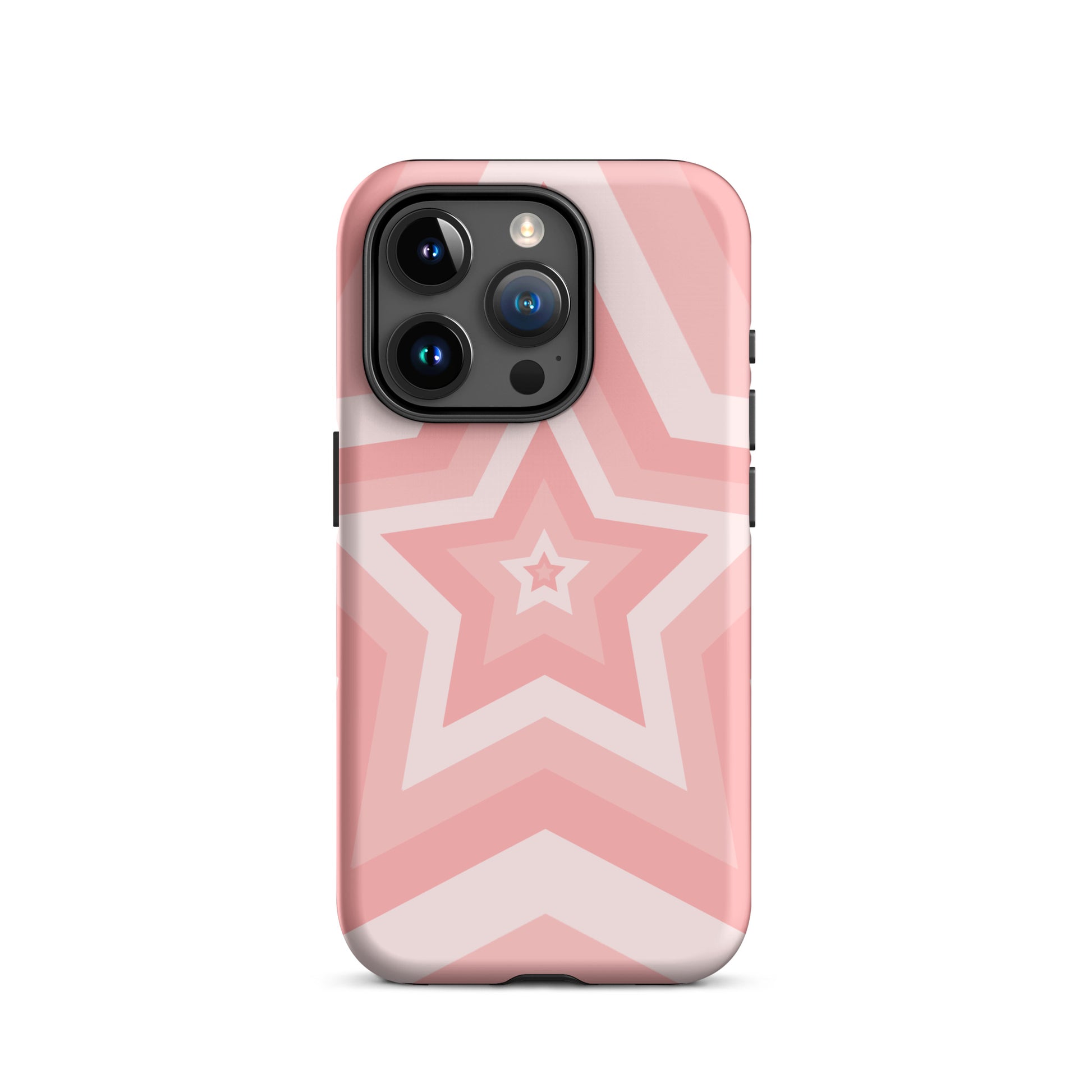 Pink Starburst iPhone Case iPhone 15 Pro Matte