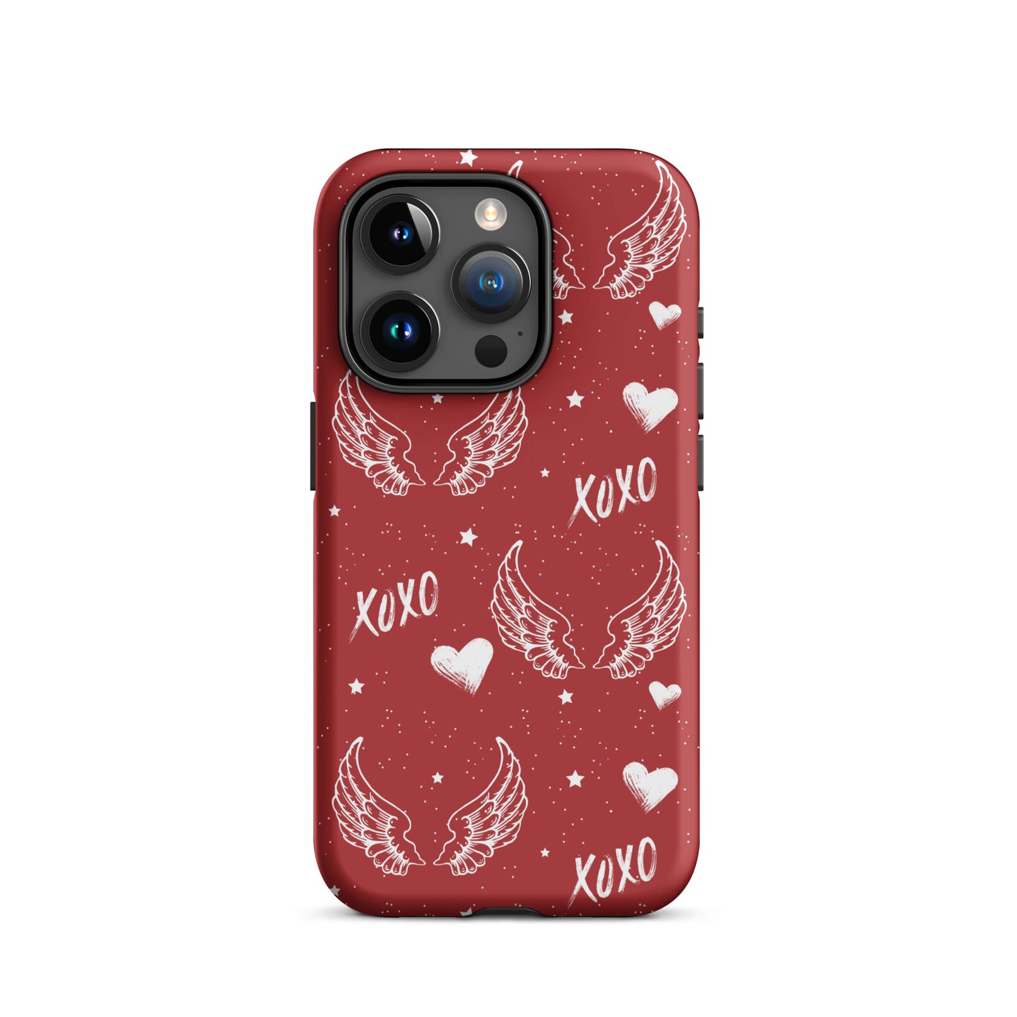 Y2K Red Angel Wings iPhone Case