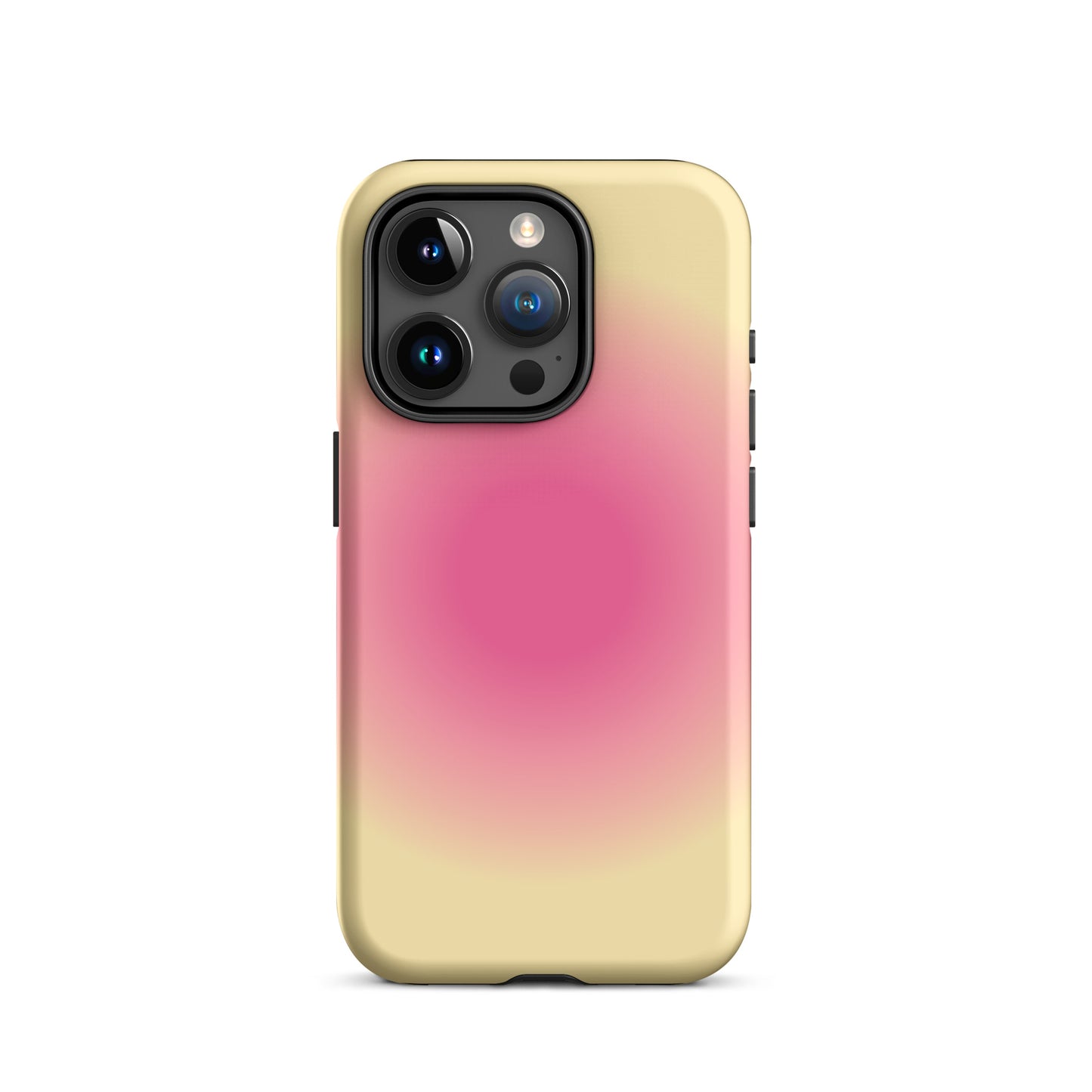 Pink & Yellow Aura iPhone Case