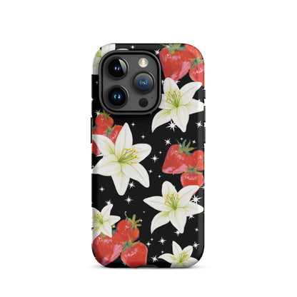 Tiger Lilies & Strawberries iPhone Case