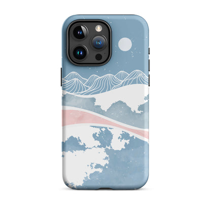 Blue Winter Night iPhone Case iPhone 15 Pro Max Matte