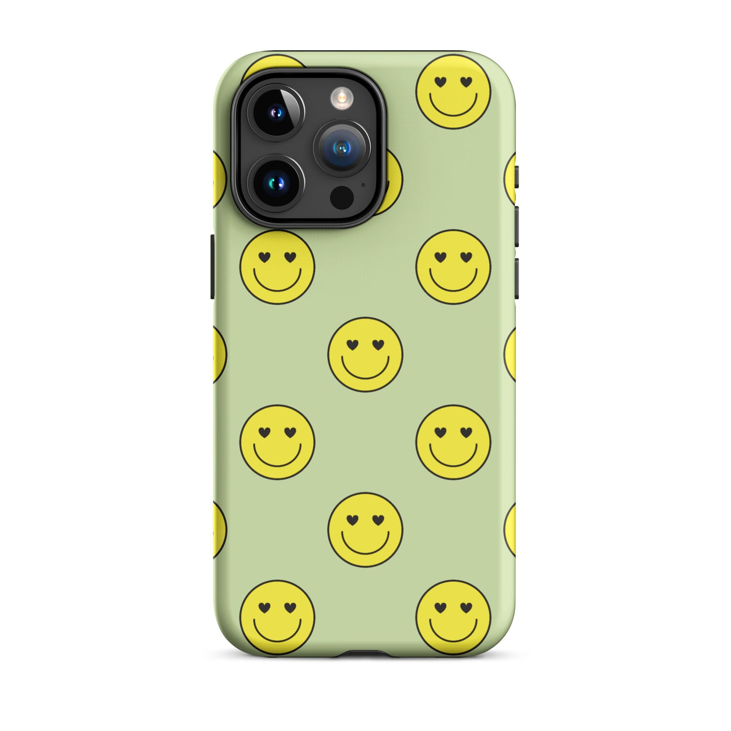 Neon Smiley Faces iPhone Case iPhone 15 Pro Max Matte
