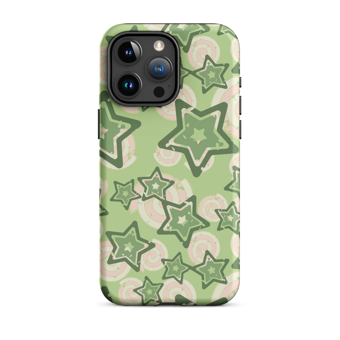 Y2K Green Star iPhone Case iPhone 15 Pro Max Matte