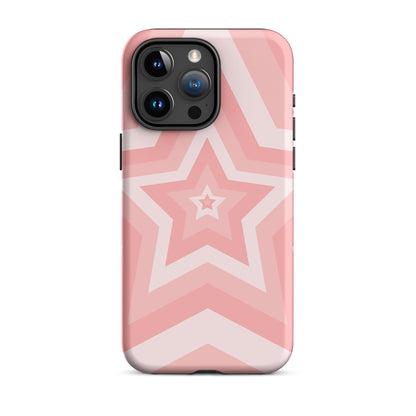 Pink Starburst iPhone Case iPhone 15 Pro Max Matte