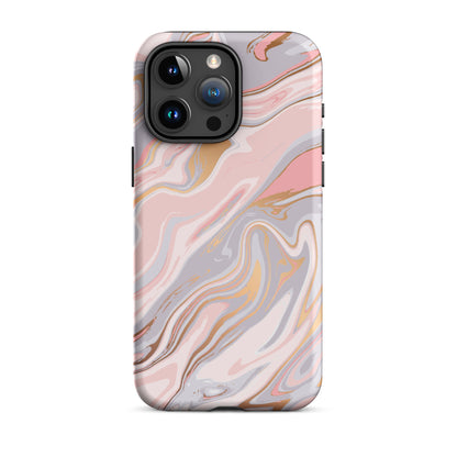 Rose Marble iPhone Case iPhone 15 Pro Max Matte