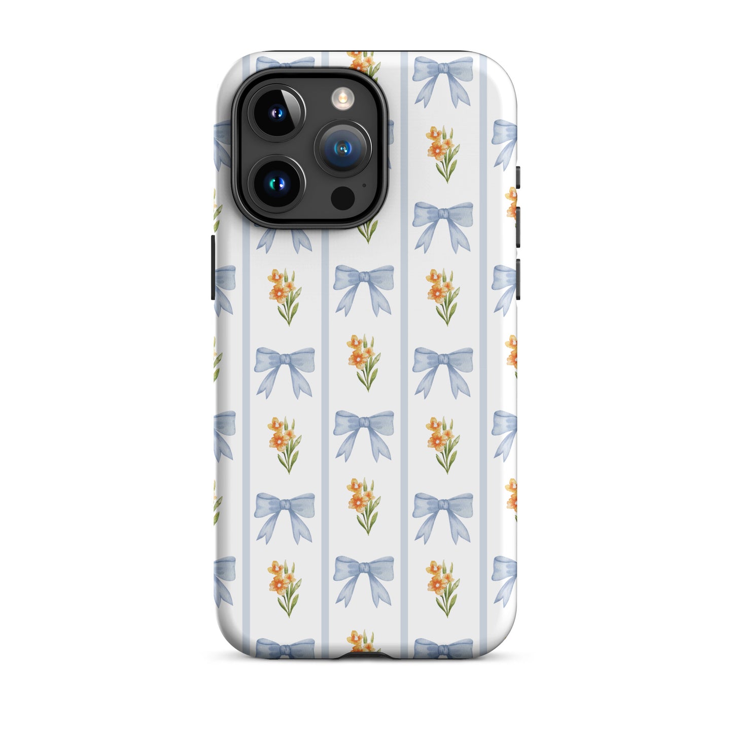 Blue Bows iPhone Case