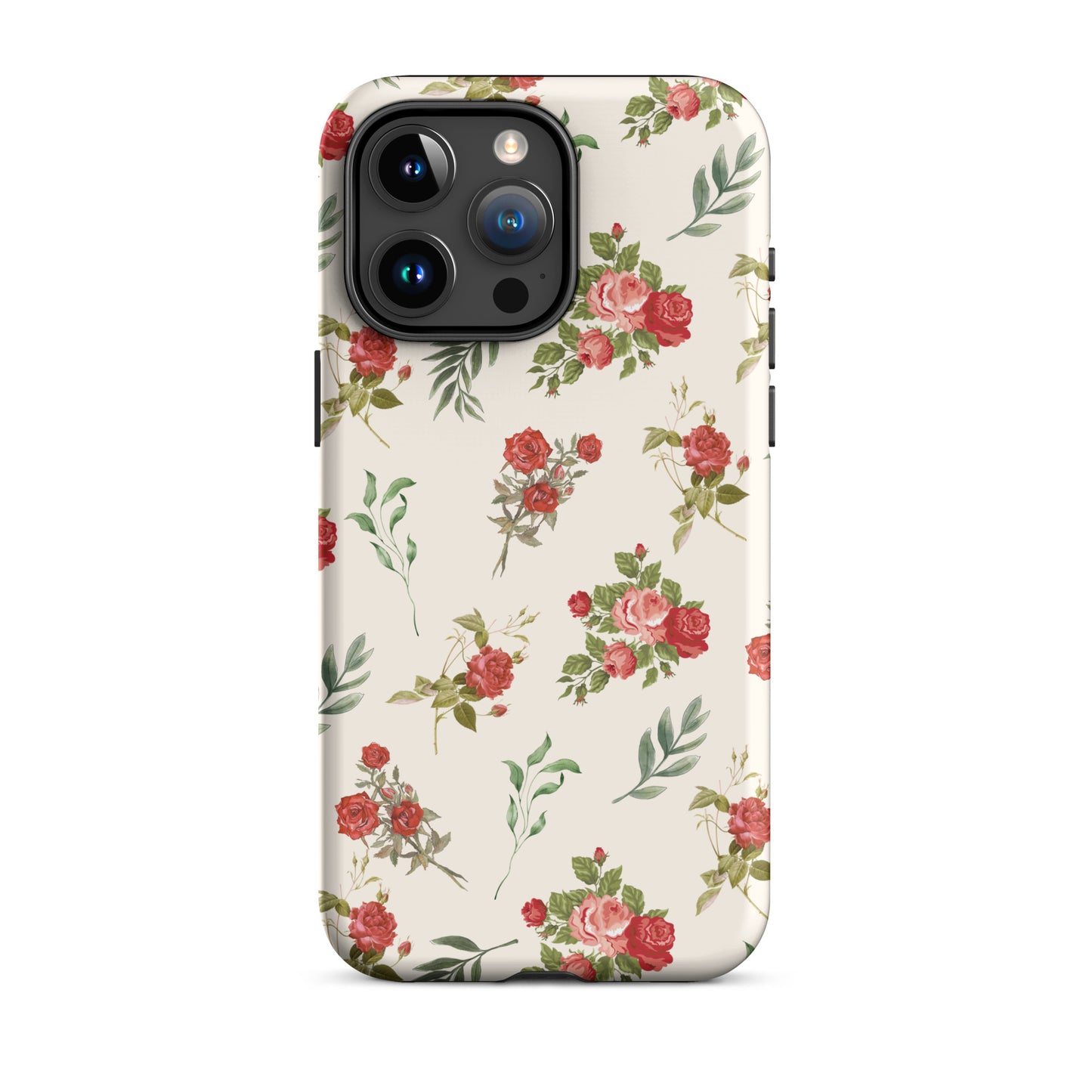 Red Vintage Roses iPhone Case