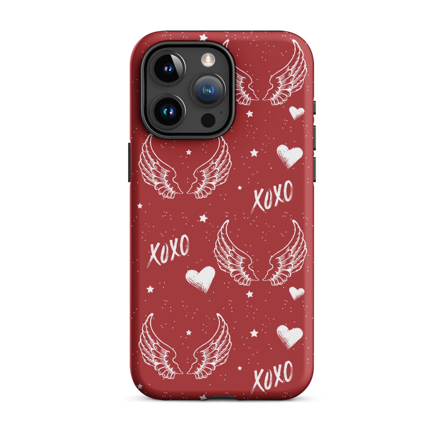 Y2K Red Angel Wings iPhone Case