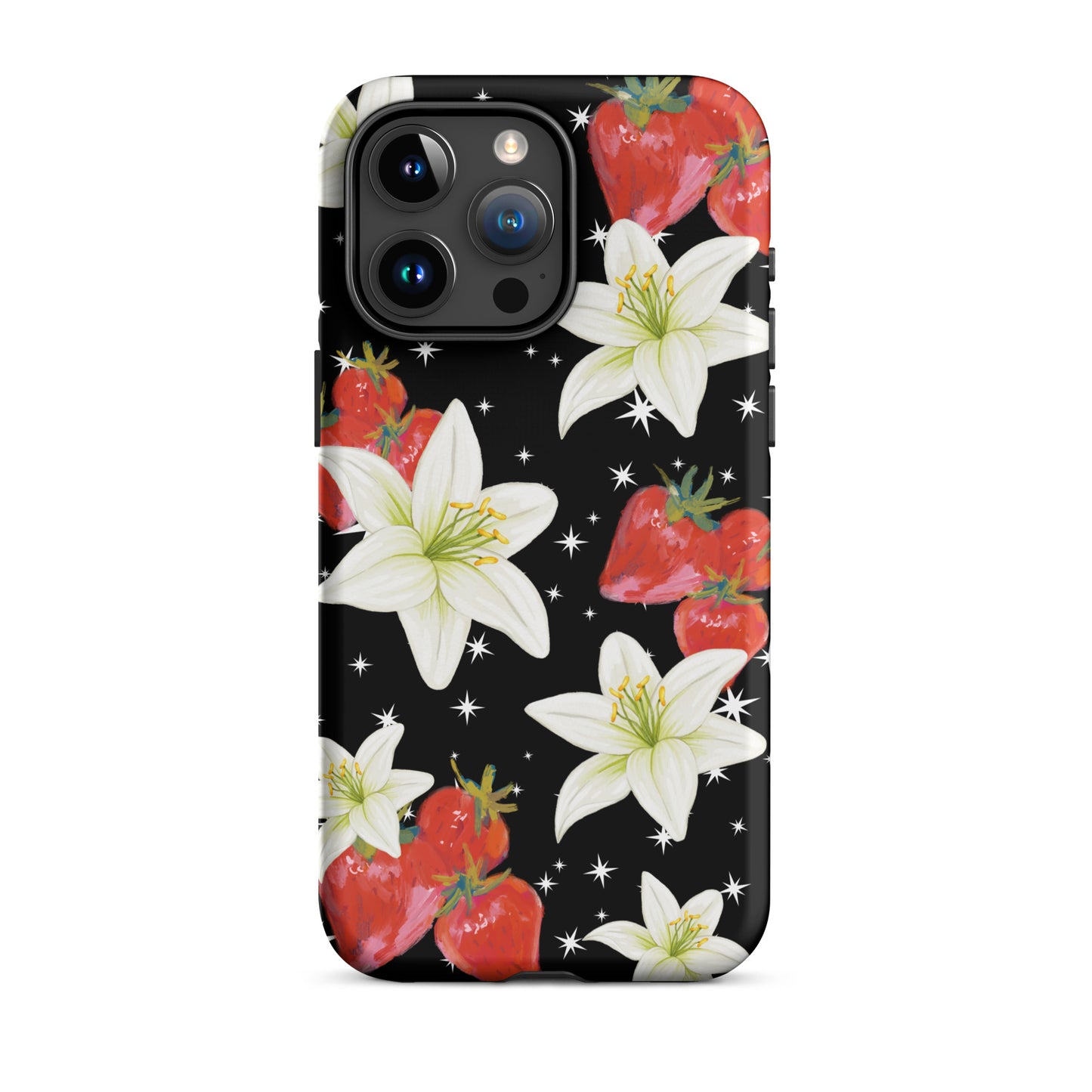 Tiger Lilies & Strawberries iPhone Case