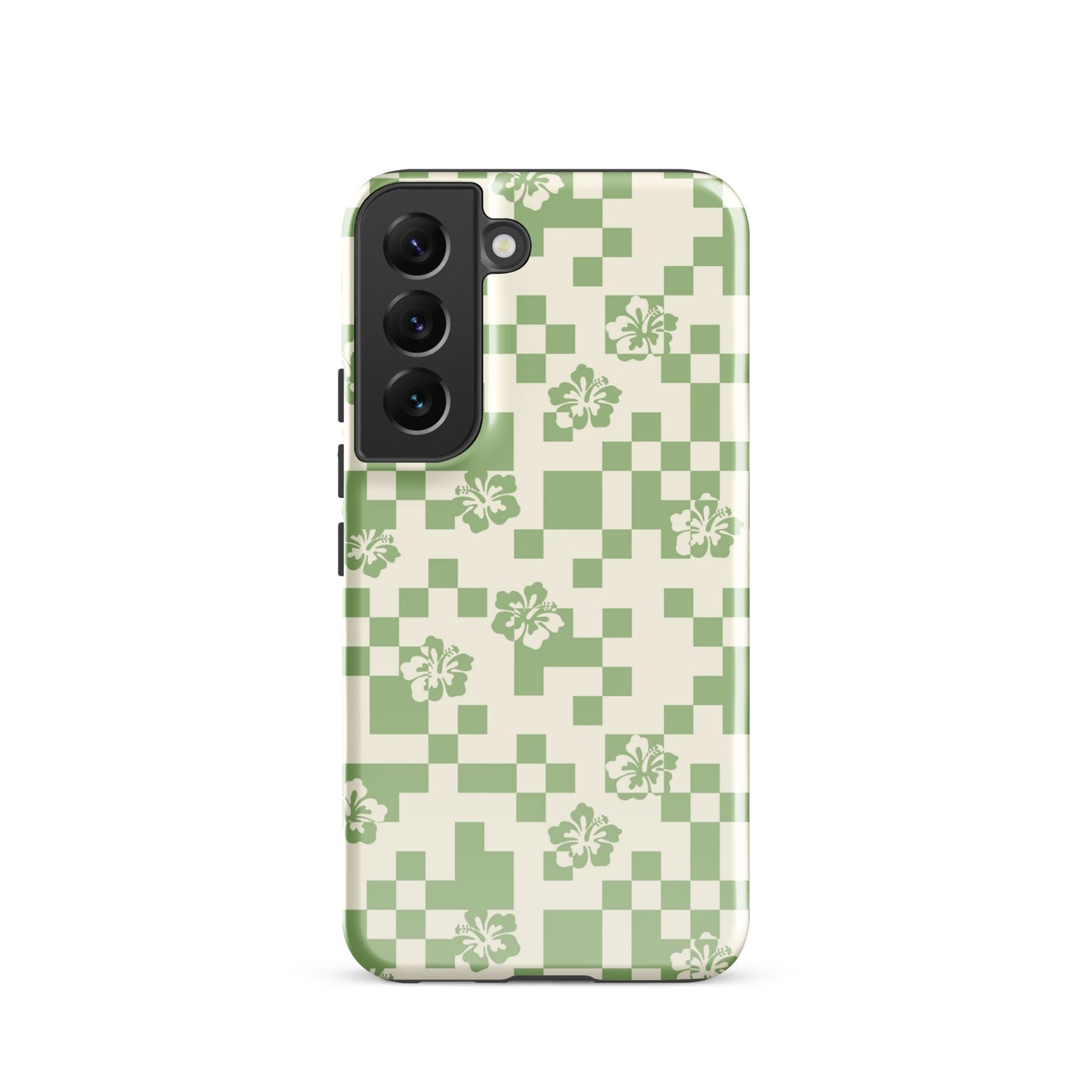 Green Hibiscus Samsung Case