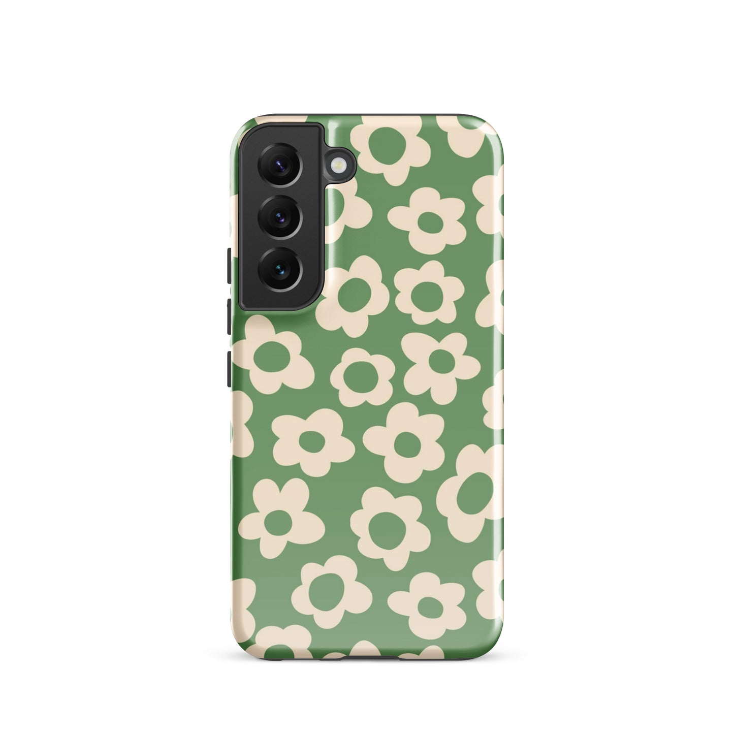 Green Las Flores Samsung Case