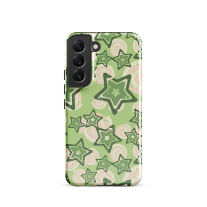 Y2K Green Star Samsung Case