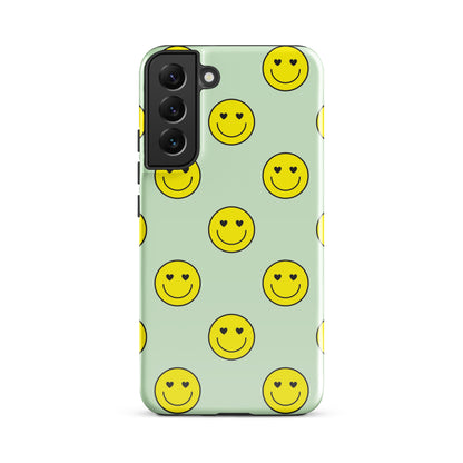 Neon Smiley Faces Samsung Case