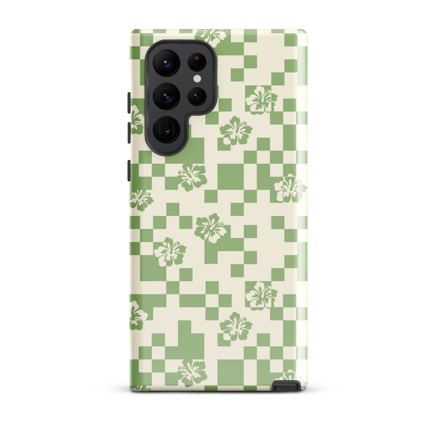 Green Hibiscus Samsung Case