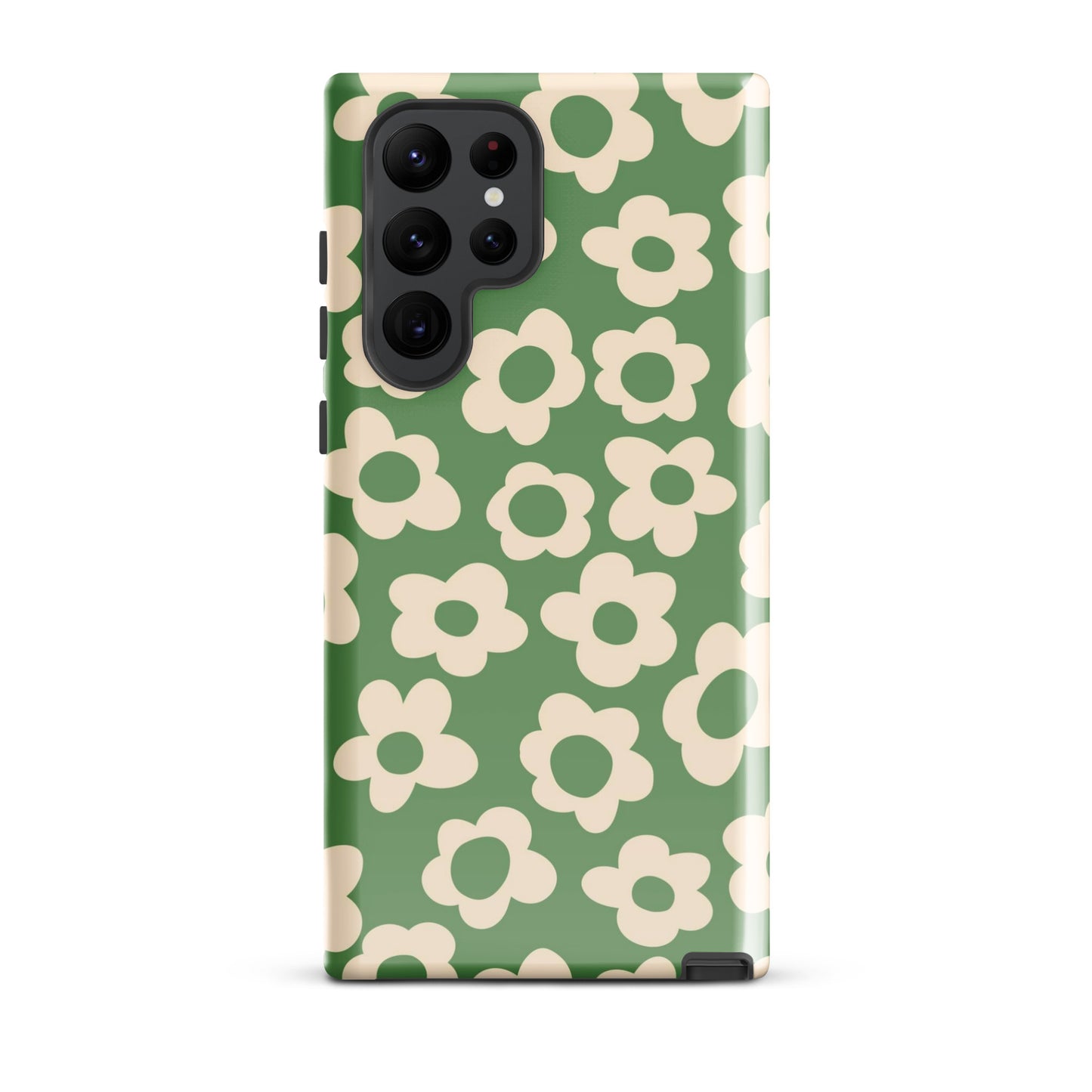 Green Las Flores Samsung Case