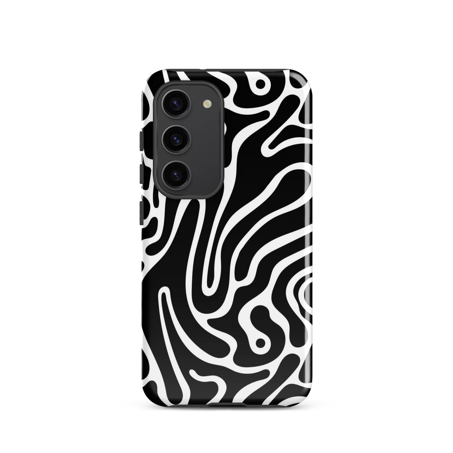 Wavy Noir Samsung Case