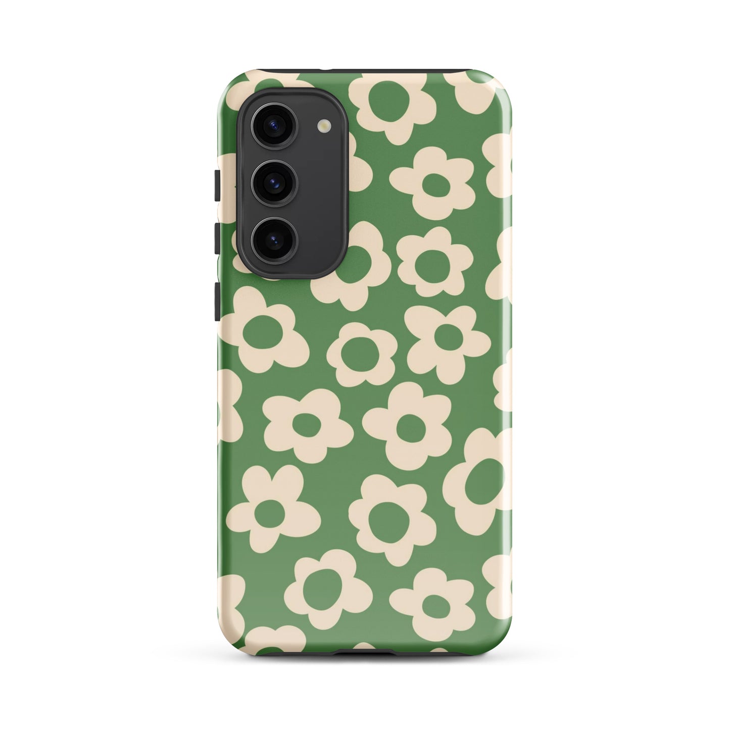 Green Las Flores Samsung Case