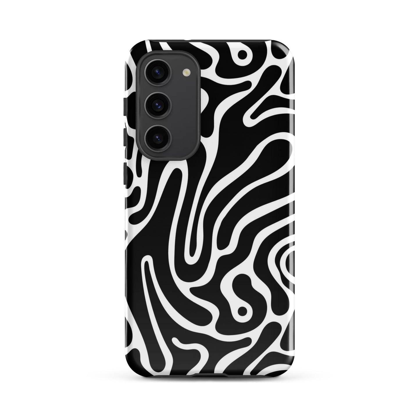 Wavy Noir Samsung Case