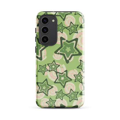 Y2K Green Star Samsung Case