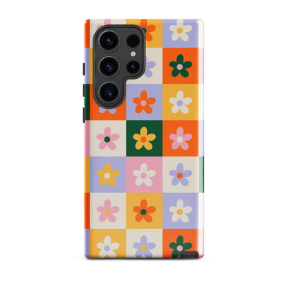 Patchwork Flowers Samsung Case