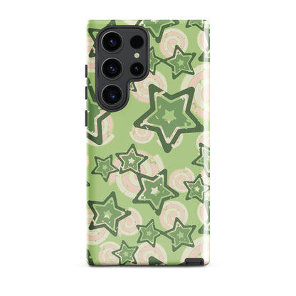 Y2K Green Star Samsung Case